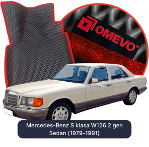 OMEVO 5D Pro Autokoberce do Mercedes-Benz S trieda W126 2. generácia Limuzína (1979-1991)