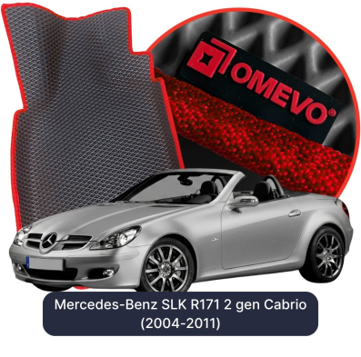 EVA autokoberce OMEVO pre Mercedes-Benz SLK R171 2. generácia Cabrio (2004-2011)
