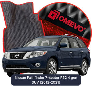 OMEVO 5D Pro Autokoberce do Nissan Pathfinder 7-miestny R52 4. generácia SUV (2012-2021)