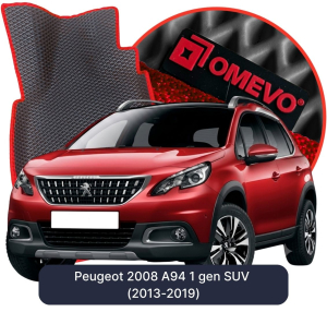 OMEVO 5D Pro Autokoberce do Peugeot 2008 A94 1. gen SUV (2013-2019)