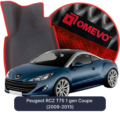 EVA autokoberce OMEVO pre Peugeot RCZ T75 1. gen Coupe (2009-2015)