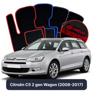 Velúrové autokoberce OMEVO pre Citroën C5 2 gen Kombi (2008-2017)