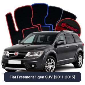 Velúrové autokoberce OMEVO pre Fiat Freemont 1 gen SUV (2011-2015)