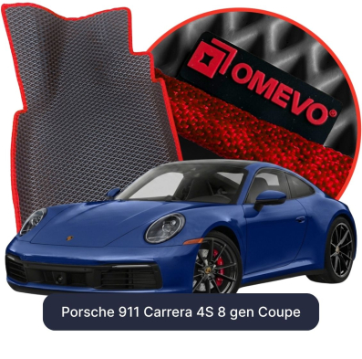EVA autokoberce OMEVO pre Porsche 911 Carrera 4S 8 gen Coupe (2019-2025)