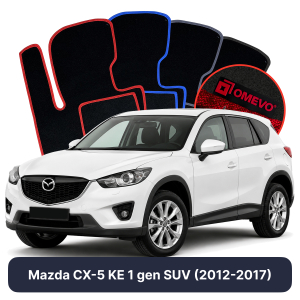 Velúrové autokoberce OMEVO pre Mazda CX-5 KE 1 gen SUV (2012-2017)