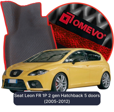 EVA autokoberce OMEVO pre Seat Leon FR 1P 2 gen Hatchback 5 dverí (2005-2012)