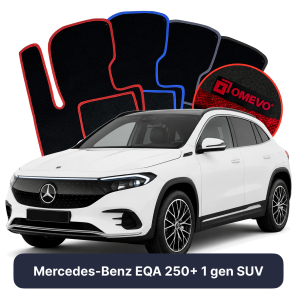 Velúrové autokoberce OMEVO pre Mercedes-Benz EQA 250+ 1 gen SUV (2021-2025)