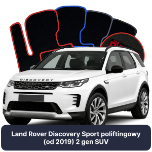 Velúrové autokoberce OMEVO pre Land Rover Discovery Sport Polifting (od 2019) 2 gen SUV (2019-2025)