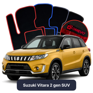 Velúrové autokoberce OMEVO pre Suzuki Vitara 2 gen SUV (2015-2025)