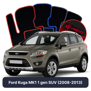 Velúrové autokoberce OMEVO pre Ford Kuga MK1 1 gen SUV (2008-2013)