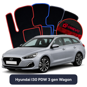 Velúrové autokoberce OMEVO pre Hyundai I30 PDW 3 gen Kombi (2016-2025)