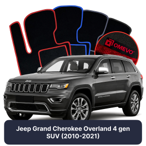 Velúrové autokoberce OMEVO pre Jeep Grand Cherokee Oveland  4 gen SUV (2010-2021)