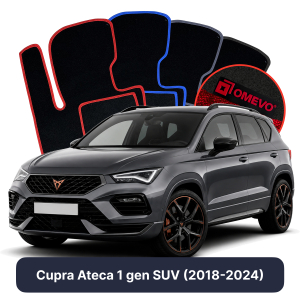 Velúrové autokoberce OMEVO pre Cupra Ateca 1 gen SUV (2018-2024)