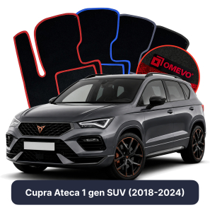 Velúrové autokoberce OMEVO pre Cupra Ateca 1 gen SUV (2018-2024)