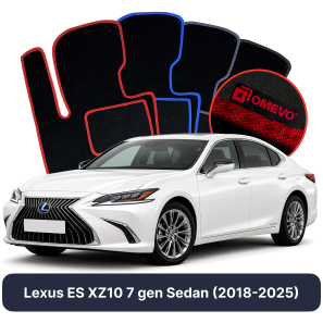 Velúrové autokoberce OMEVO pre Lexus ES XZ10 7 gen Sedan (2018-2025)
