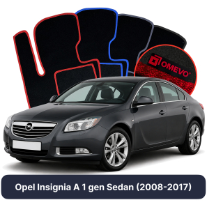 Velúrové autokoberce OMEVO pre Opel Insignia A 1 gen Sedan (2008-2017)