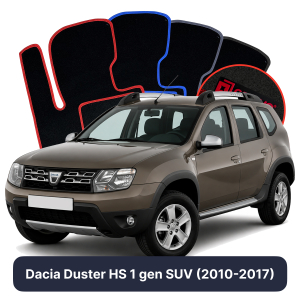 Velúrové autokoberce OMEVO pre Dacia Duster HS 1 gen SUV (2010-2017)