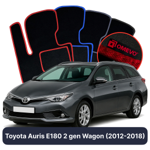 Velúrové autokoberce OMEVO pre Toyota Auris E180 2 gen Kombi (2012-2018)