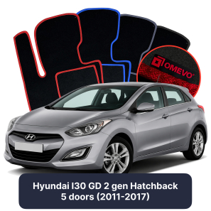 Velúrové autokoberce OMEVO pre Hyundai I30 GD 2 gen Hatchback 5 dverí (2011-2017)