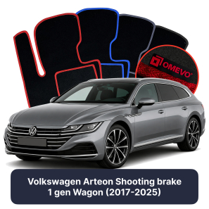Velúrové autokoberce OMEVO pre Volkswagen Arteon Shooting brake 1 gen Kombi (2017-2025)