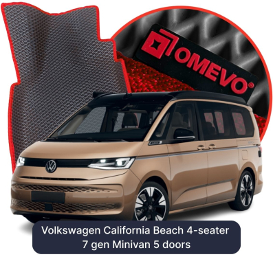 EVA autokoberce OMEVO pre Volkswagen California Beach 4 mesta 7 gen Minivan 5 dverí (2025-2026)