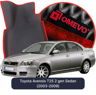 EVA autokoberce OMEVO pre Toyota Avensis T25 2 gen Sedan (2003-2009)