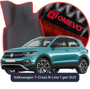OMEVO 5D Pro Autokoberce do Volkswagen T-Cross R-Line 1. gen SUV (2018-2026)