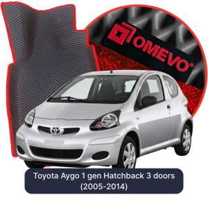 OMEVO 5D Pro Autokoberce do Toyota Aygo 1 gen Hatchback 3 dvere (2005-2014)