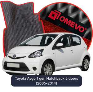 OMEVO 5D Pro Autokoberce do Toyota Aygo 1 gen Hatchback 5 dverí (2005-2014)