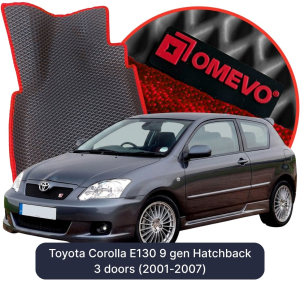 OMEVO 5D Pro Autokoberce do Toyota Corolla E130 9 gen Hatchback 3 dvere (2001-2007)