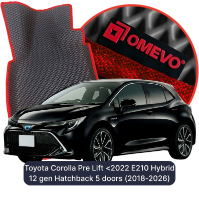 EVA autokoberce OMEVO pre Toyota Corolla Pred Lift <2022 E210 Hybryda 12. gen Hatchback 5 dverový (2018-2026)
