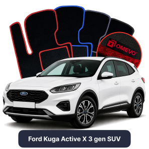 Velúrové autokoberce OMEVO pre Ford Kuga Active X 3 gen SUV (2019-2025)