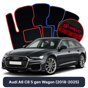 Velúrové autokoberce OMEVO pre Audi A6 C8 5 gen Kombi (2018-2024)