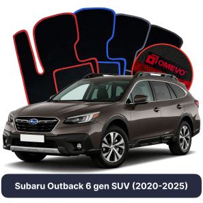 Velúrové autokoberce OMEVO pre Subaru Outback 6 gen SUV (2020-2025)