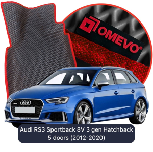 OMEVO 5D Pro Autokoberce do Audi RS3 Sportback 8V 3 gen Hatchback 5 dverí (2012-2020)