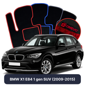 Velúrové autokoberce OMEVO pre BMW X1 E84 1 gen SUV (2009-2015)