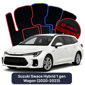 Velúrové autokoberce OMEVO pre Suzuki Swace Hybrid 1 gen Kombi (2020-2023)