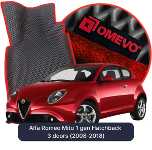OMEVO 5D Pro Autokoberce do Alfa Romeo Mito 1 gen Hatchback 3 dvere (2008-2018)