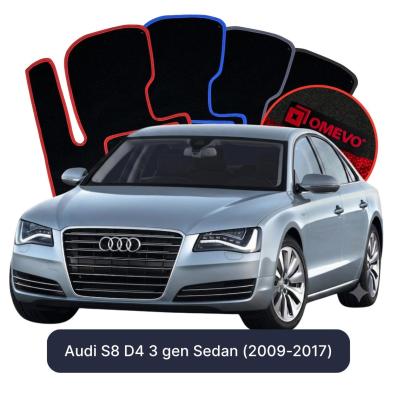 Velúrové autokoberce OMEVO pre Audi S8 D4 3 gen Sedan (2009-2017)