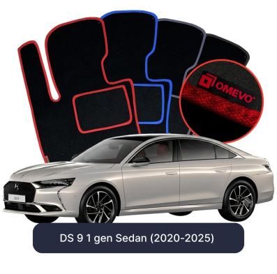 Velúrové autokoberce OMEVO pre DS 9 1 gen Sedan (2020-2025)