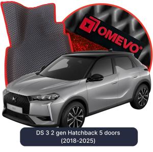 OMEVO 5D Pro Autokoberce do DS 3 2 gen Hatchback 5 dverí (2018-2025)
