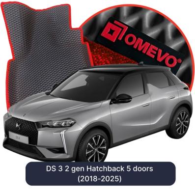 EVA autokoberce OMEVO pre DS 3 2 gen Hatchback 5 dverí (2018-2025)