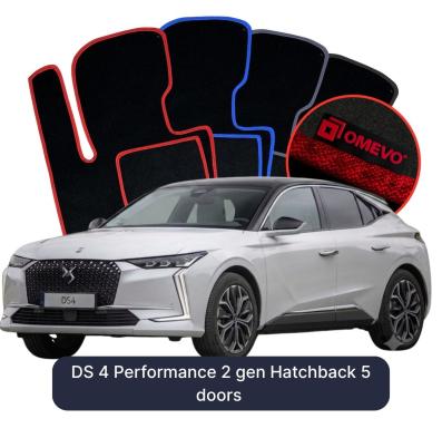 Velúrové autokoberce OMEVO pre DS 4 Performance 2 gen Hatchback 5 dverí (2021-2026)