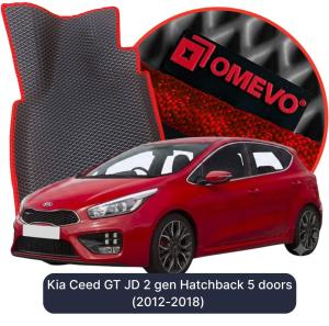 OMEVO 5D Pro Autokoberce do Kia Ceed GT JD 2 gen Hatchback 5 dverí (2012-2018)