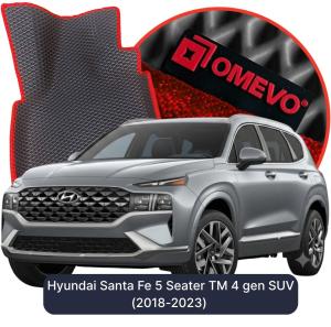 OMEVO 5D Pro Autokoberce do Hyundai Santa Fe 5 mest TM 4 gen SUV (2018-2023)