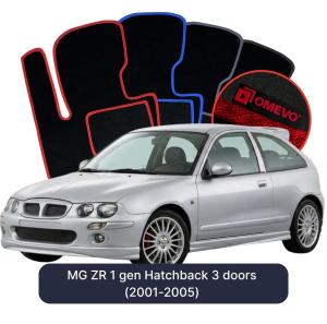 Velúrové autokoberce OMEVO pre MG ZR 1 gen Hatchback 3 dverí (2001-2005)