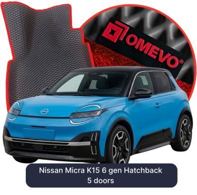 EVA autokoberce OMEVO pre Nissan Micra K15 6 gen Hatchback 5 dverí (2025-2026)