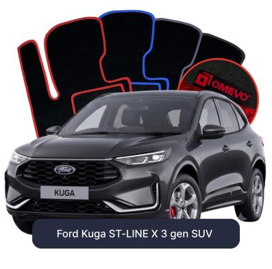 Velúrové autokoberce OMEVO pre Ford Kuga ST-LINE X 3 gen SUV (2019-2026)