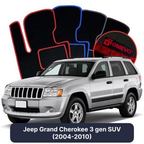 Velúrové autokoberce OMEVO pre Jeep Grand Cherokee 3 gen SUV (2004-2010)