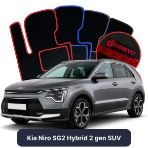 Velúrové autokoberce OMEVO pre Kia Niro Hybrid SG2 2 gen SUV (2022-2025)